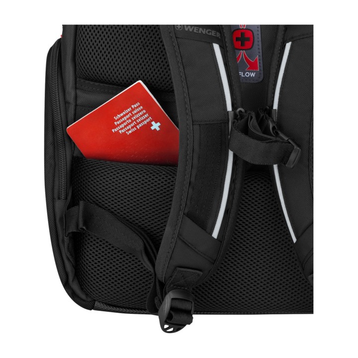 WENGER Mochila para portátil con cinturón y correa trolley