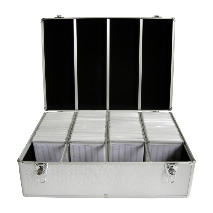 MEDIARANGE Aluminium case for 1000 CD and DVD discs BOX78