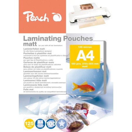 fundas mate para plastificar documentos s-pp525-22 510621 a4 125mic 100 uds