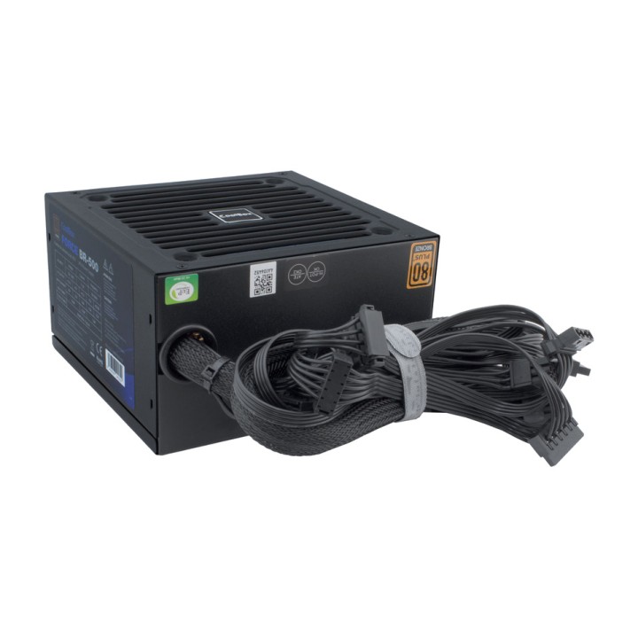 COOLBOX Alimentation ATX avec câbles gainés FORCE-BR500 500W