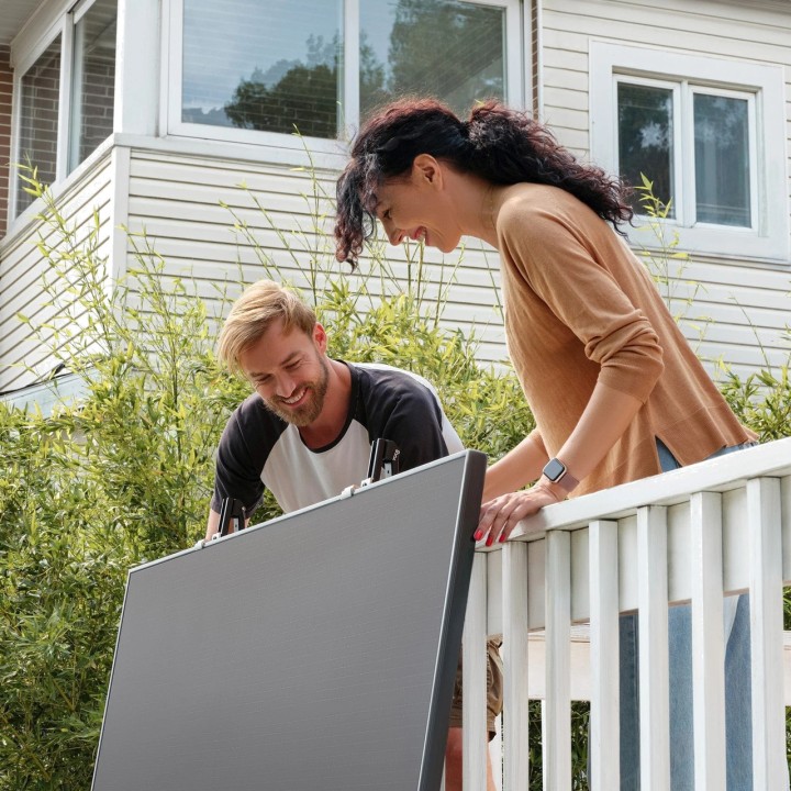 ECOFLOW Kit de ganchos para colgar panel solar en barandilla