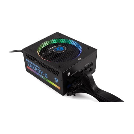 alimentation gaming modulaire avec éclairage argb energy-g 850w 80 plus gold