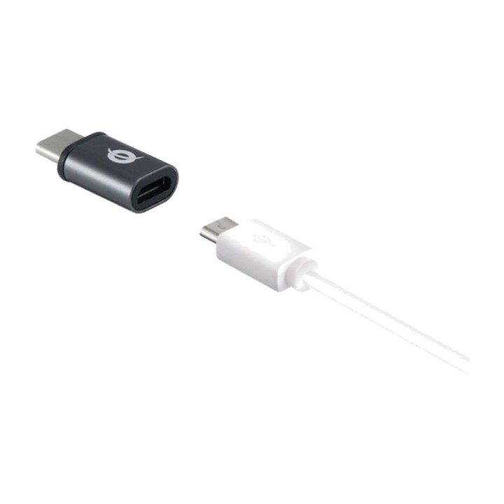 CONCEPTRONIC Pack of 3 OTG adapters, USB-C male to Micro USB