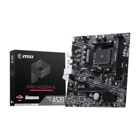 placa base micro atx para amd pro a520m-s ddr4 am4