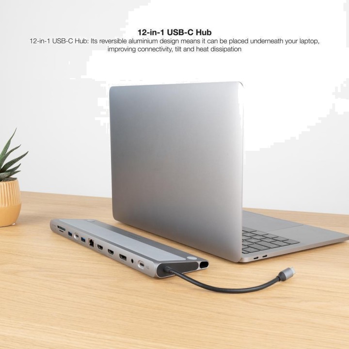 NANOCABLE Estación de acoplamiento USB-C con doble HDMI,