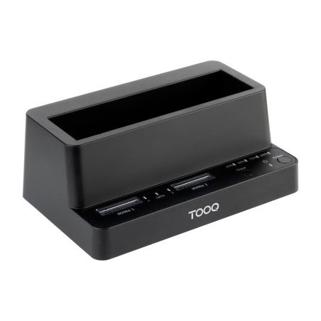 usb-c klónozó dokkoló m.2 nvme ssd-khez és sata lemezekhez tqds-502b 2,5" 3,5" 10gbps
