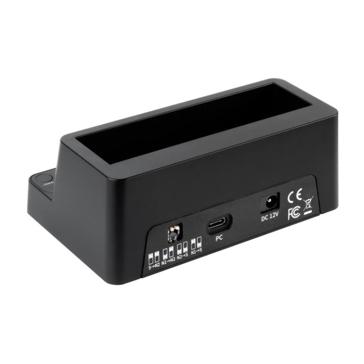TOOQ USB-C-dockstation en duplicator voor M.2 NVMe-SSD's en