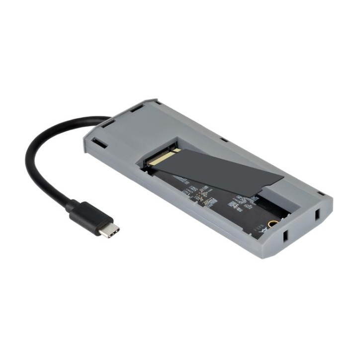 TOOQ Carcasă externă pentru SSD cu hub USB-C 5 în 1 și HDMI