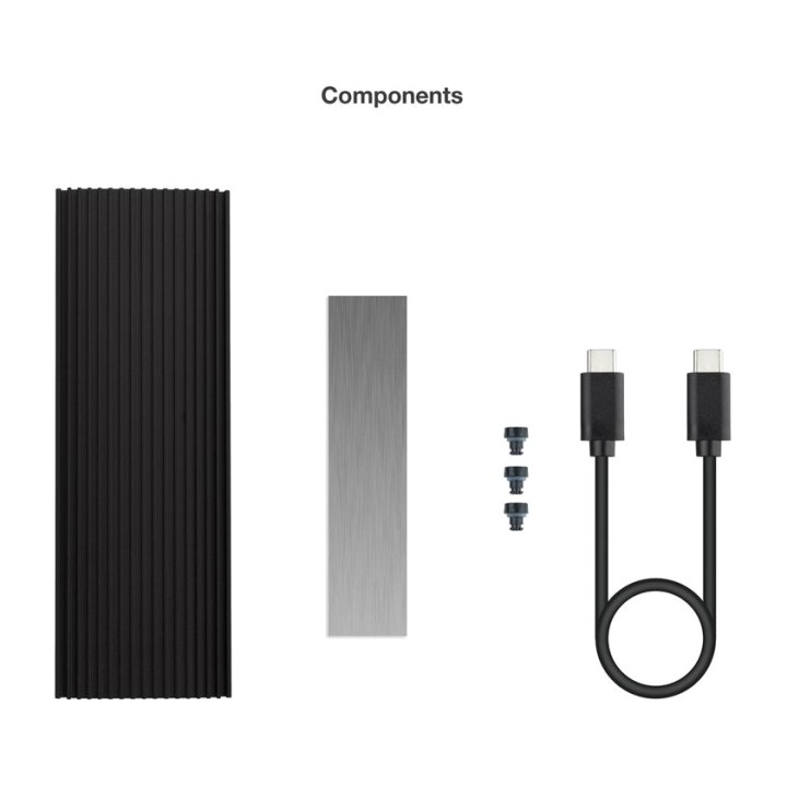 TOOQ Externí box USB-C pro SSD TQE-2230B M.2-NVME 10GBPS