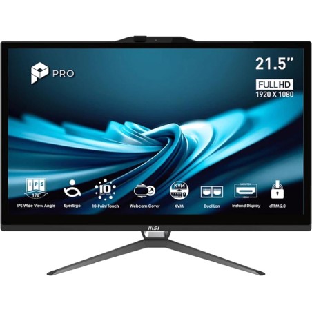 ordenador todo en uno táctil de 21,5 pulgadas sin sistema operativo pro ap222t i5-14400 16gb 512gb-ssd