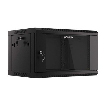 αυτοσυναρμολογούμενο ντουλάπι rack 19 ιντσών 6u 600x450x368mm max-60kg