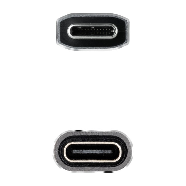 NANOCABLE Câble d’extension USB-C mâle vers femelle tressé