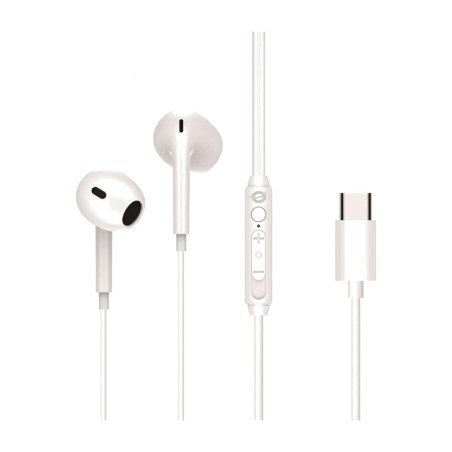usb-c-in-ear-kopfhörer mit mikrofon und bedienelementen brendan02w 1,2 m