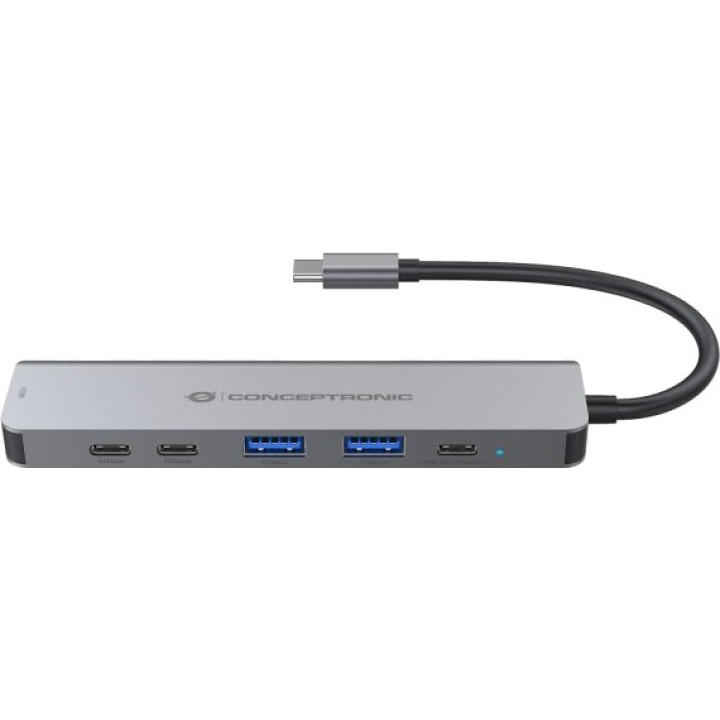 CONCEPTRONIC 6-in-1-USB-C-Multiportadapter mit HDMI DONN33G