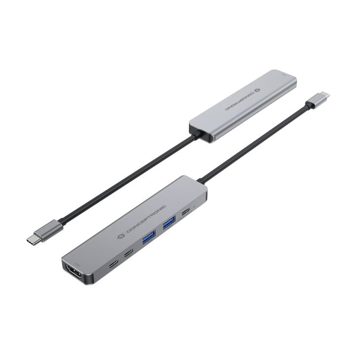 CONCEPTRONIC 6-in-1 USB-C multiport adapter with HDMI