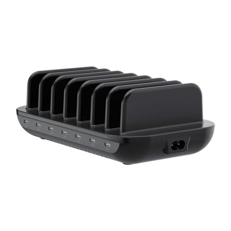 station de charge de bureau avec sept ports usb-c ozul07b 160w pd-3.0