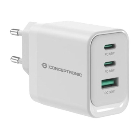 ładowarka sieciowa gan z trzema portami do laptopa i telefonu althea21w65 65w 2xusb-c 1xusb-a