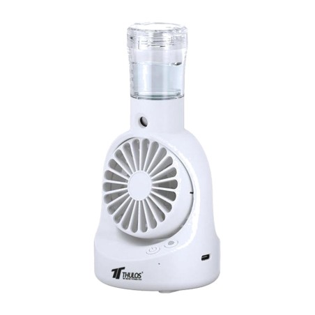 wiederaufladbarer tragbarer mini-ventilator mit vernebler kool-breeze th-mfn-02 25ml