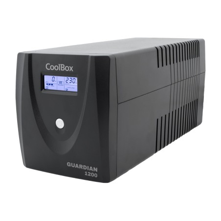 interactive uninterruptible power supply (ups) with lcd screen guardian-3 1200va 720w 4-schuko