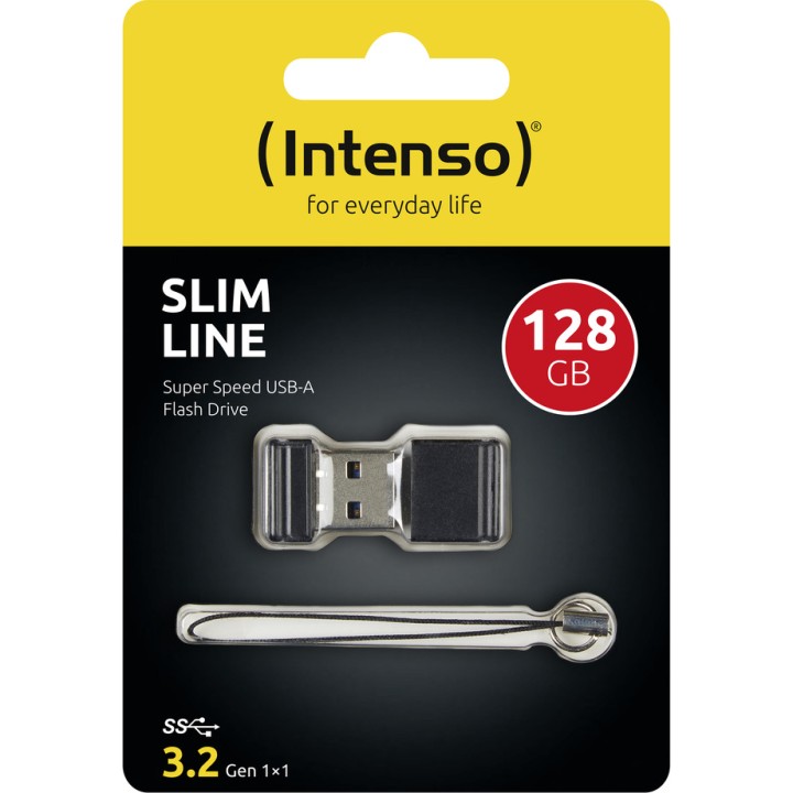 INTENSO Clé USB extra-plate SLIM LINE 3.2 128GB