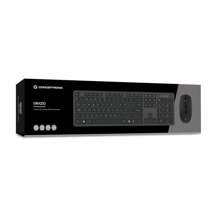 CONCEPTRONIC Kit clavier et souris sans fil ORAZIO01ES