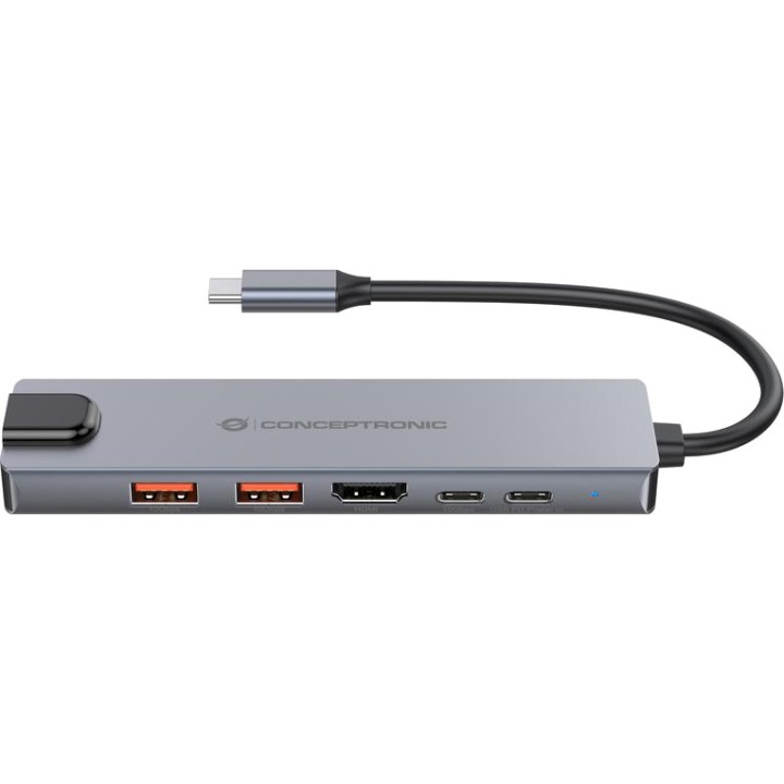 CONCEPTRONIC 6-in-1 USB-C multiport adapter with HDMI