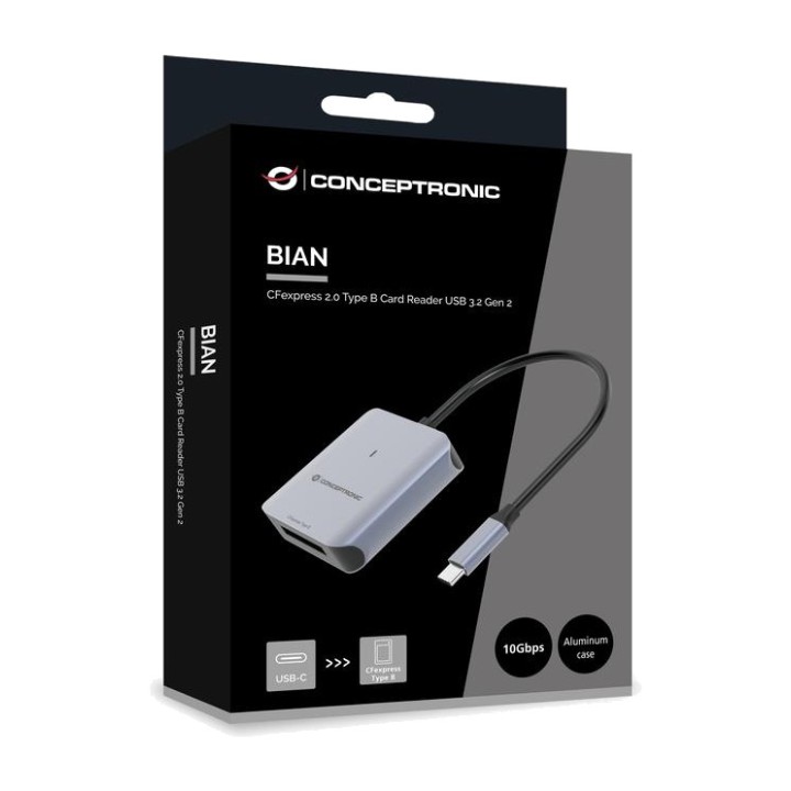 CONCEPTRONIC Lecteur de cartes USB-C BIAN08G SD/MICROSD 3.2