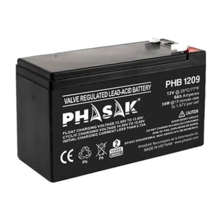 batterie au plomb étanche pour onduleur 12v 9ah phb-1209