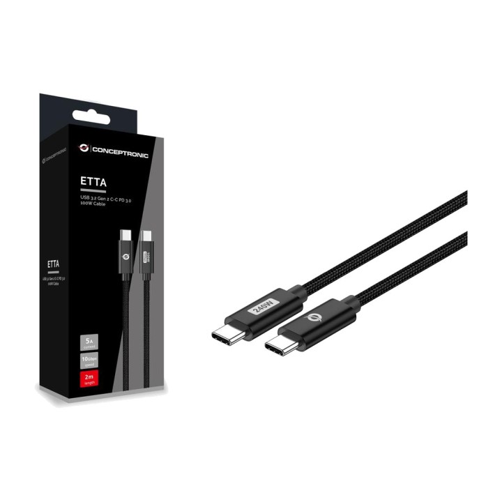 CONCEPTRONIC Lade- og datakabel USB-C hankøn-hankøn