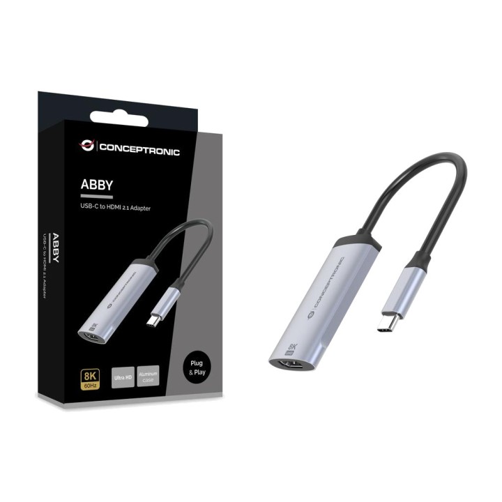 CONCEPTRONIC USB-C-uros - HDMI-naaras -sovitin ABBY23G 8K 15