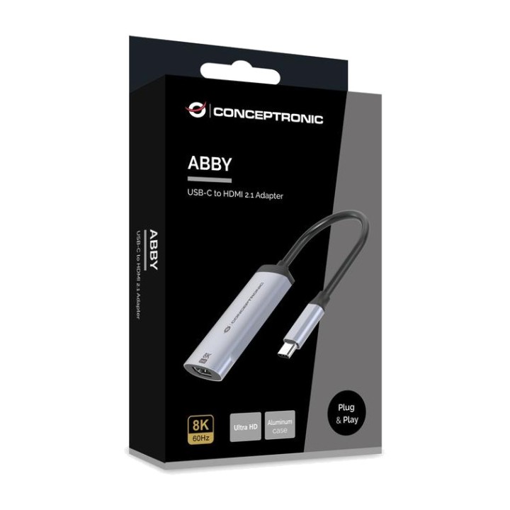 CONCEPTRONIC Adaptor USB-C tată la HDMI mamă ABBY23G 8K 15