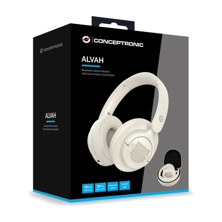 CONCEPTRONIC Căști wireless Bluetooth cu anulare activă a