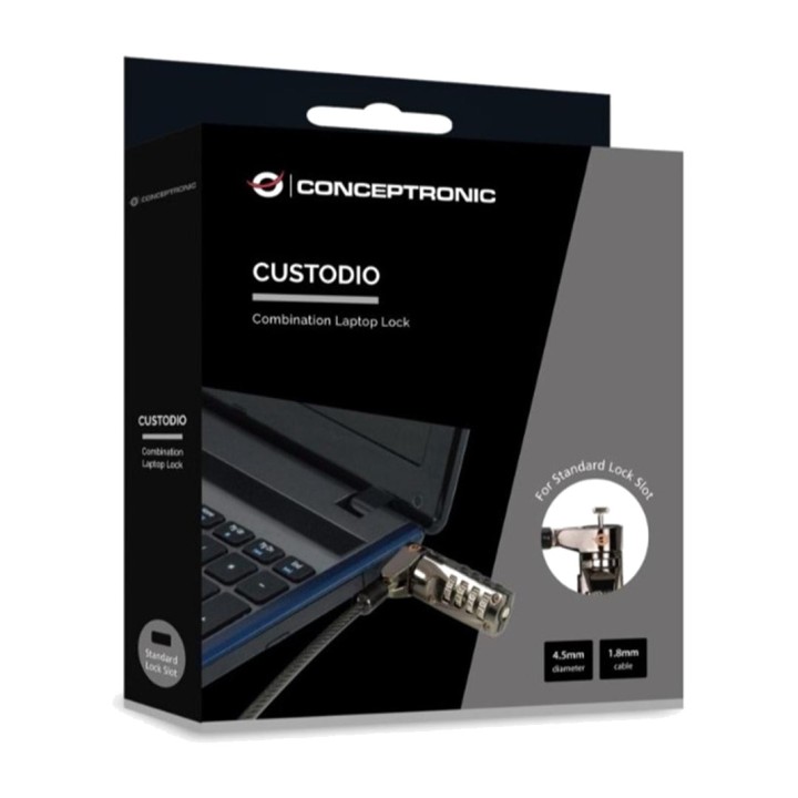 CONCEPTRONIC Cable de seguretat de combinació per a portàtil