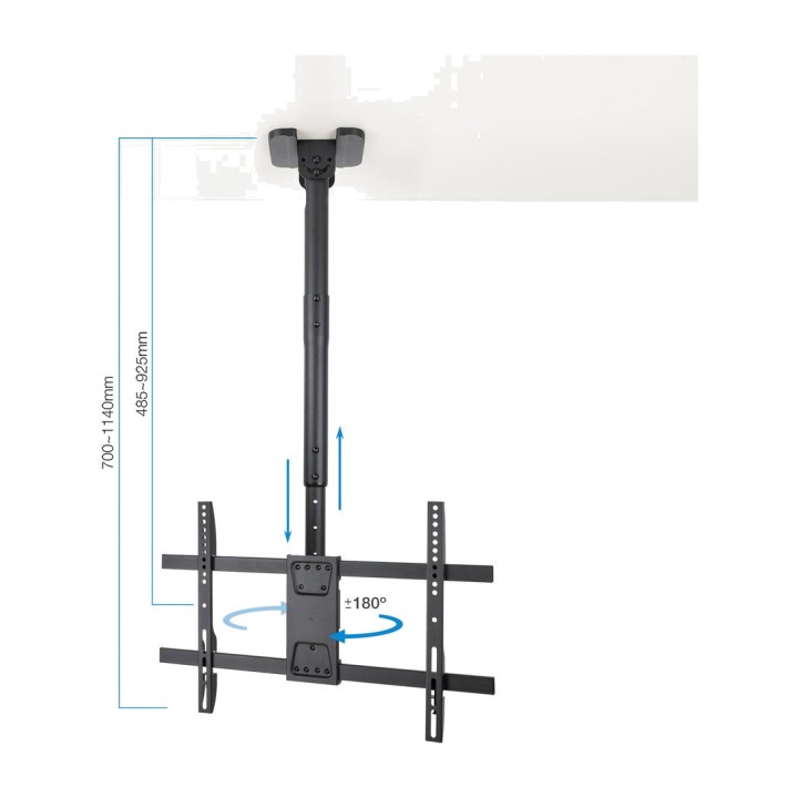 TOOQ Supporto da soffitto per televisore LPCE1186TSLI 43-86"