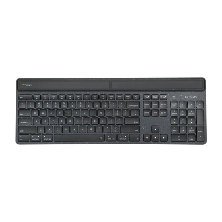TARGUS Teclado inalámbrico solar Bluetooth retroiluminado en