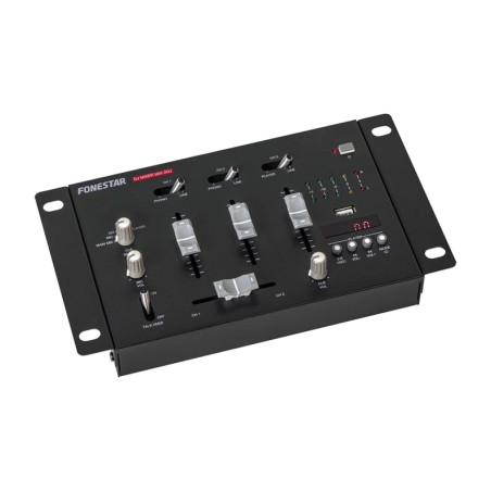 mixer dj bluetooth con 3 canali e scheda audio usb mix-3dj