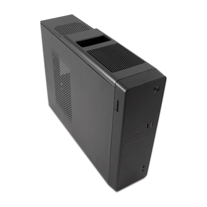 COOLBOX Skříň PC slim s USB-C, zdrojem SFX 80 Plus Bronze a