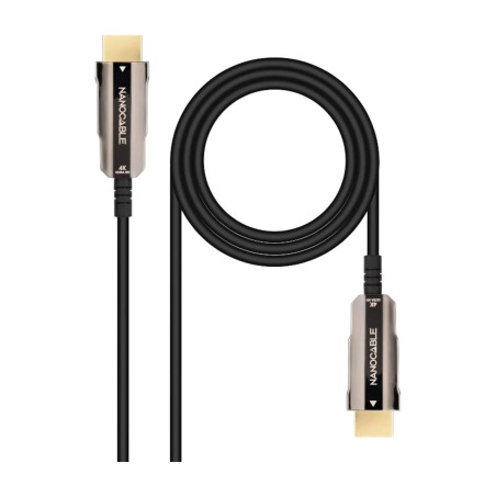 cabo hdmi óptico ativo de fibra 2.0 aoc 4k 60hz 18gbps 10 m