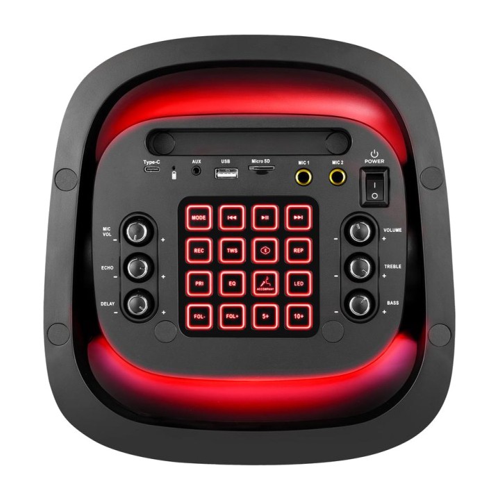 PHOENIX Portable Bluetooth karaoke speaker with 2 wireless