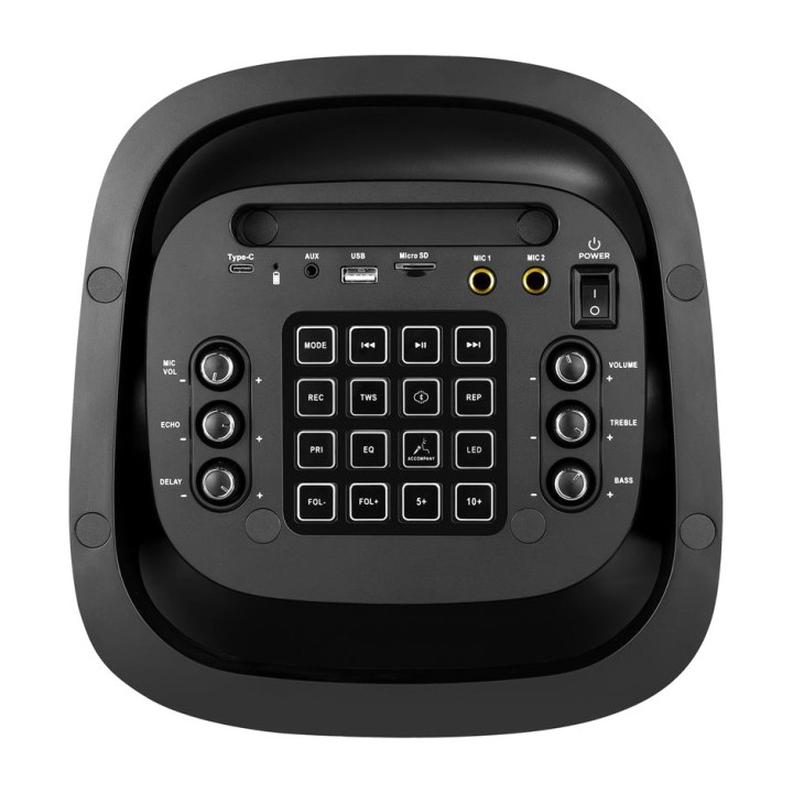 PHOENIX Kannettava Bluetooth-karaokekaiutin 2 langattomalla
