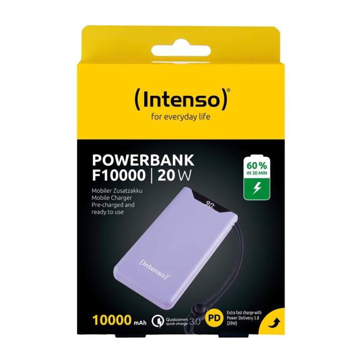 INTENSO Batería externa de carga rápida para móvil F10000