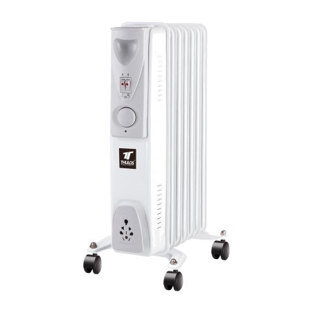 radiador de aceite con 7 elementos th-rac702 1500w