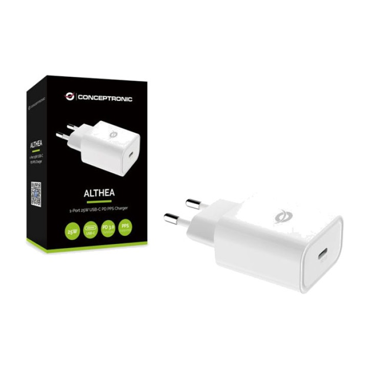 CONCEPTRONIC USB-C wall charger with fast charging for