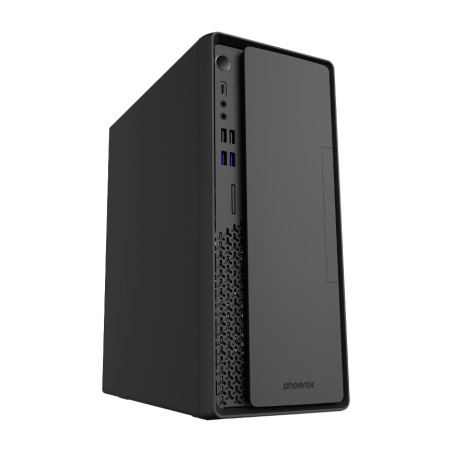 kompakti tietokonekotelo usb-c:llä ilman virtalähdettä lite-evo micro-atx 15l-tfx