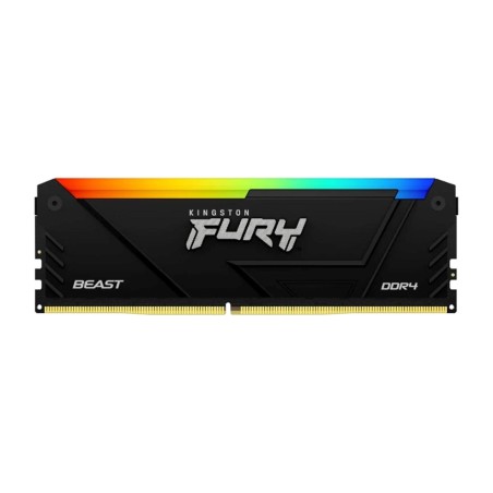 desktop dimm ram with rgb lighting fury beast ddr4 3200mhz 8gb cl16 kf432c16bb2a/8