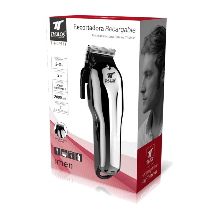 THULOS Tagliacapelli ricaricabile con e senza filo TH-CP111