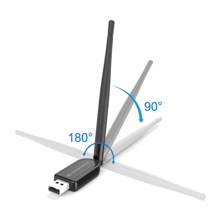 CONCEPTRONIC Adaptador USB Bluetooth de llarg abast ABBY07B