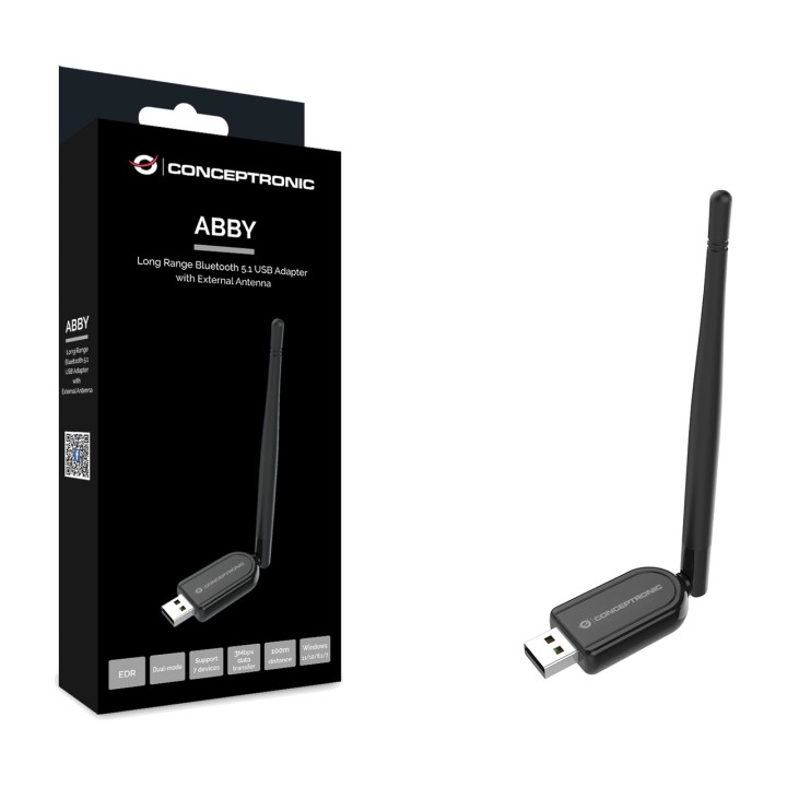 CONCEPTRONIC Adaptador USB Bluetooth de llarg abast ABBY07B