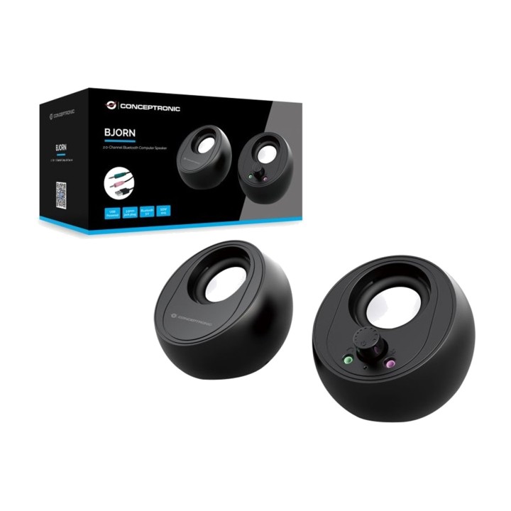CONCEPTRONIC Stereo reproduktory 2.0 pre PC s napájaním cez