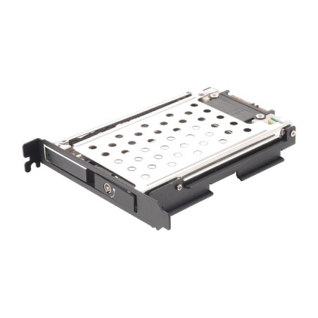 bahía extraíble con llave para disco hdd o ssd sata de 2,5 pulgadas en ranura pci slimchase-ics3